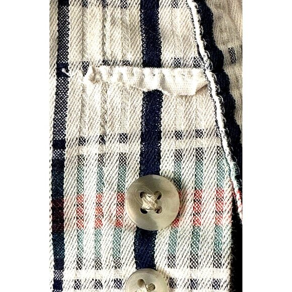 Twenty X By Wrangler Mens Shirt Vintage 90s Western Button Down Plaid Size Large - Picture 9 of 13